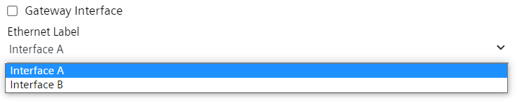Configure Network Interface Label