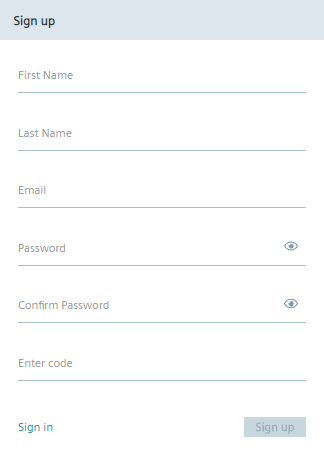 Sign up without configured email server - Industrial Edge Documentation