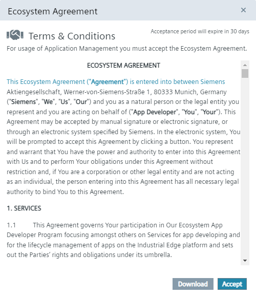 eco agreement