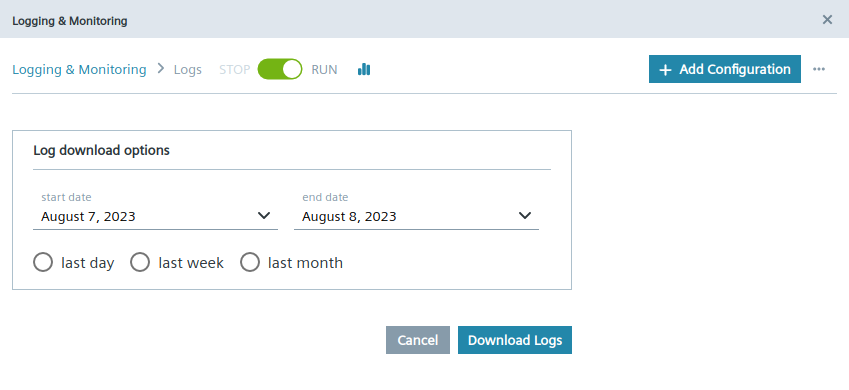 download-logs