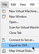 Export VMDK from VMware
