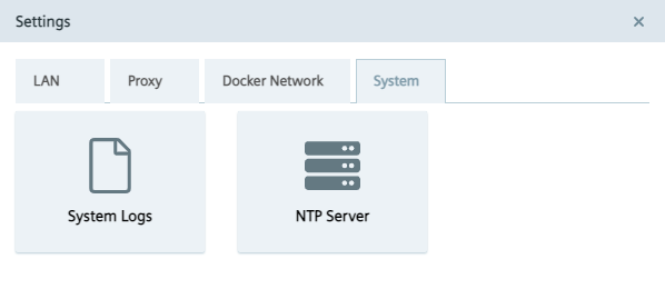 system tab