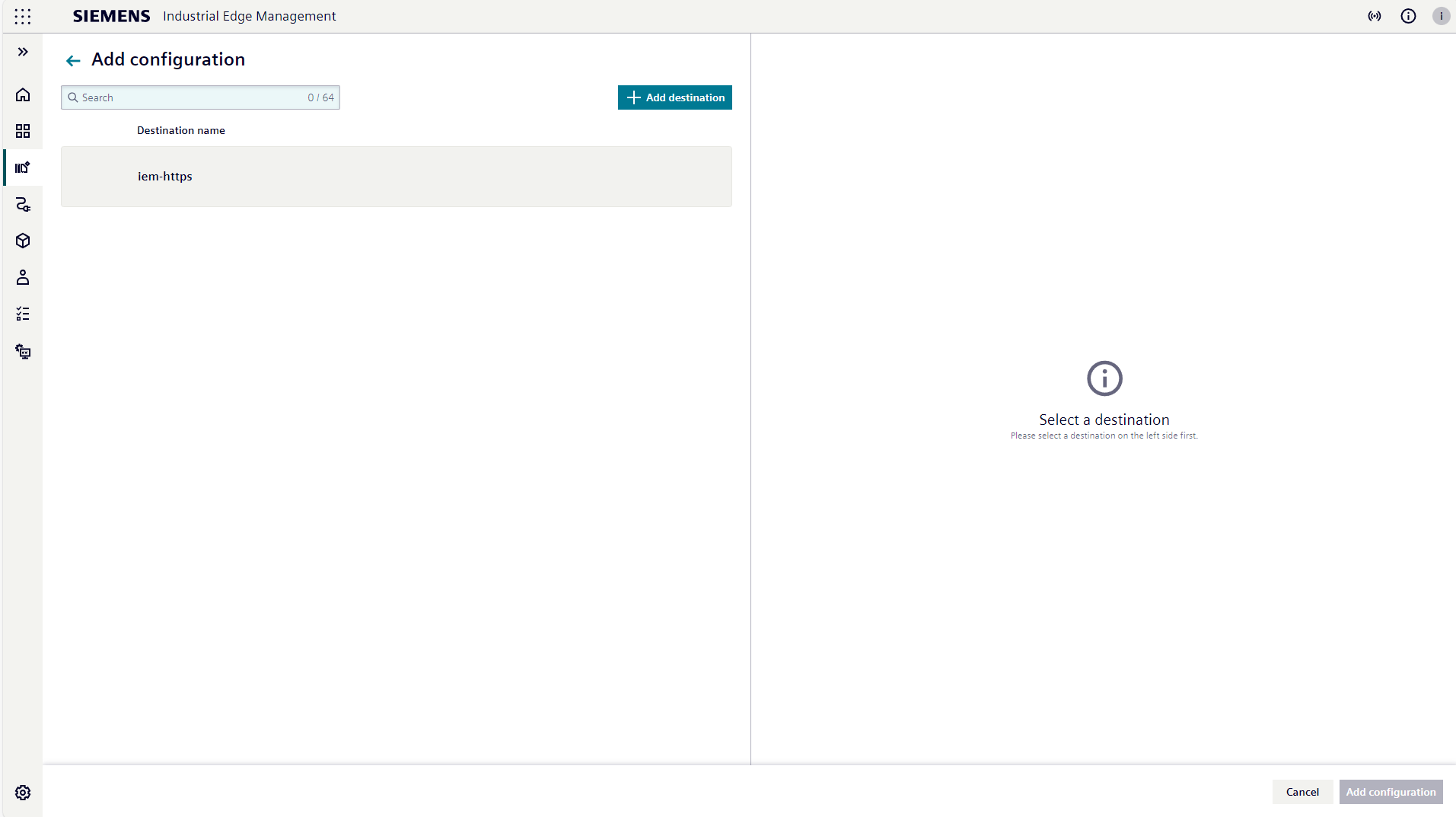 Add configuration