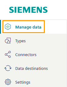 Click "Manage data".