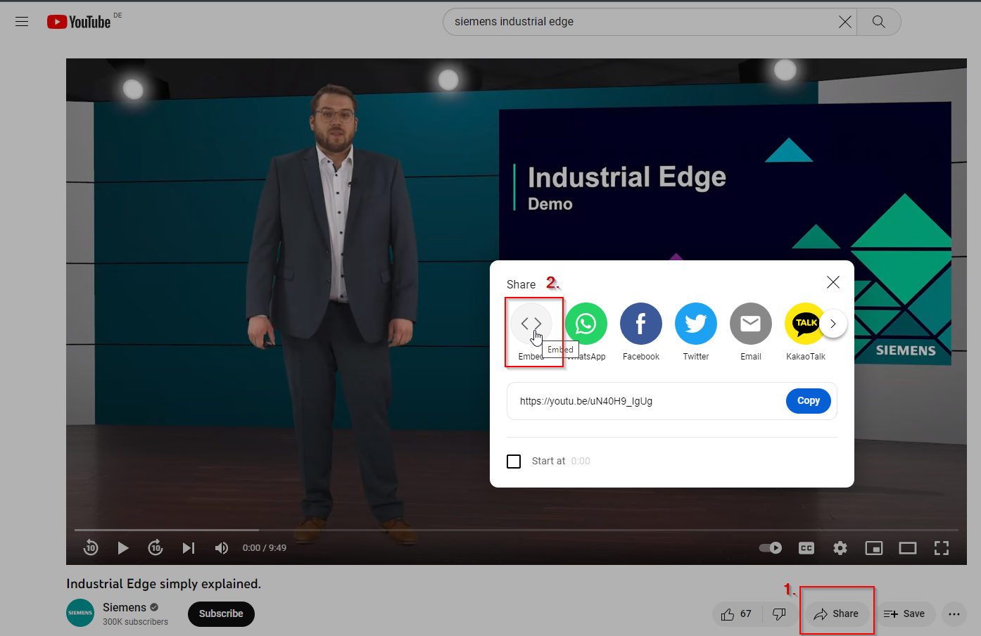 How to embed a video 1